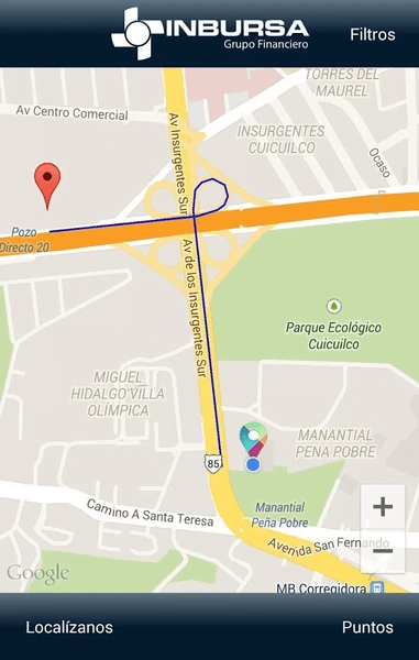 Todos los pasos para buscar un Banco Inbursa cerca de mí en Google Maps