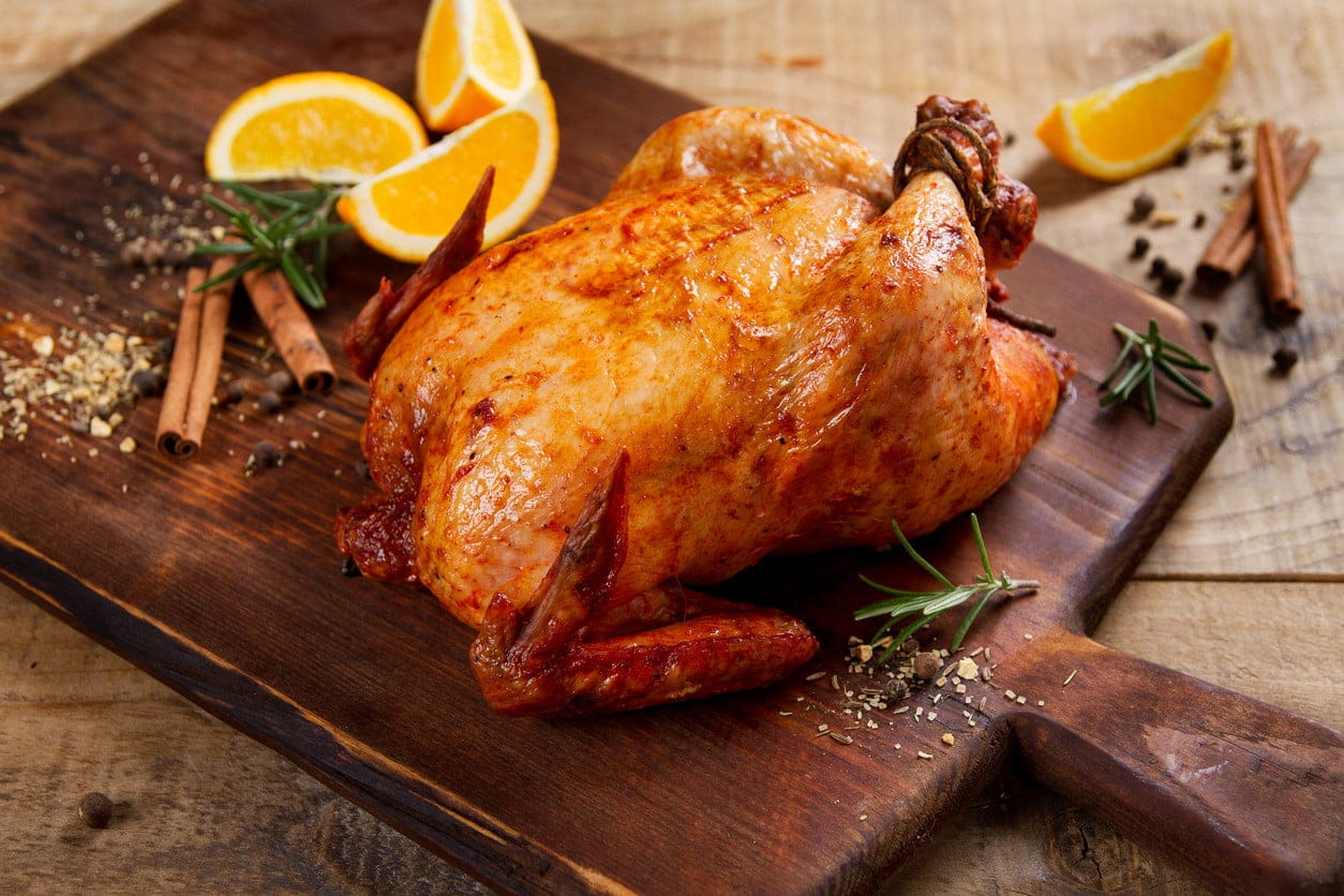 Principales tipos de pollos asados